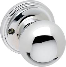 Copper Creek BK2090PS Ball Door Knob, Dummy Function, in Polished Stainless