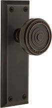 Grandeur 808023 Fifth Avenue Plate Dummy with Soleil Knob in Timeless Bronze