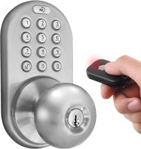 MiLocks XKK-02SN Digital Door Knob Lock with Keyless Entry