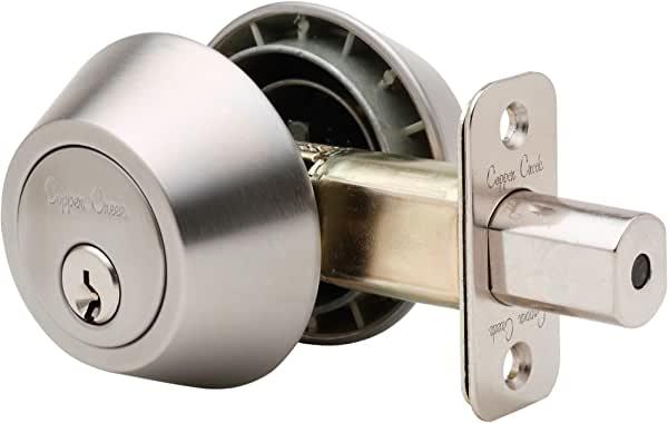 Copper Creek DB2420SS Double Cylinder Deadbolt, Satin Stainless