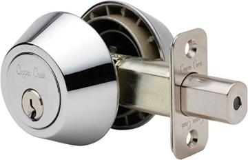 Copper Creek DB2420PS Double Cylinder Deadbolt in PS Finish, Polished Stainless