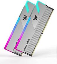 Acer Predator Vesta RGB Gaming RAM 16GB (8GBx2) 3600 MHz DDR4 CL14 1.45V Desktop Memory Kit