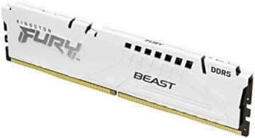 Kingston Fury Beast White 16GB 5600MT/s CL36 DDR5 Expo DIMM Memory
