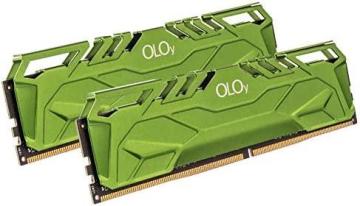 OLOy DDR4 RAM 16GB (2x8GB) Green Owl 3000 MHz CL16 Desktop Gaming UDIMM (MD4U0830160BHGDA)