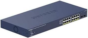 Netgear 18-Port PoE Gigabit Ethernet Smart Switch (GS716TP)