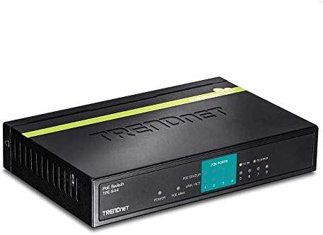 TRENDnet 8-Port 10/100Mbps PoE Switch, TPE-S44