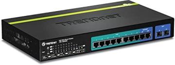 TRENDnet 10-Port Gigabit Web Smart PoE+ Switch, TPE-1020WS