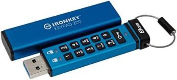 Kingston Ironkey Keypad 200 8GB Encrypted USB Drive