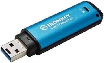 Kingston IronKey Vault Privacy 50 8GB Encrypted USB Drive