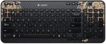 Logitech Wireless Keyboard K360, Victorian Wallpaper