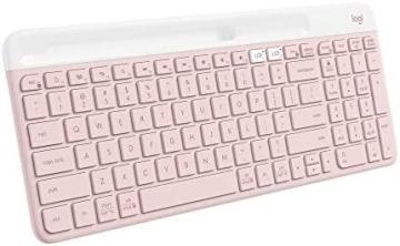 Logitech K585 Multi-Device Slim Wireless Keyboard, Rose