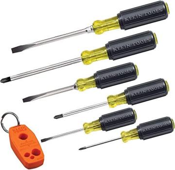Klein Tools 85146 Screwdriver Set with Magnetizer Demagnetizer