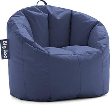 Big Joe Milano Bean Bag Chair, Navy Smartmax, 2.5ft