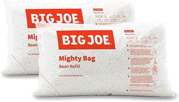 Big Joe Bean Refill 2Pk Polystyrene Beans for Bean Bags or Crafts, 100 Liters per Bag