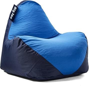 Big Joe Warp Bean Bag Chair, Blue/Navy Spandex and Smartmax, 2.5ft