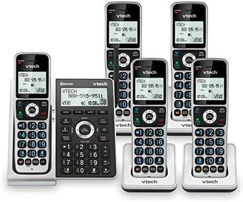 VTech VS306-5 DECT 6.0 5 Handsets Cordless Home Phone with Bluetooth