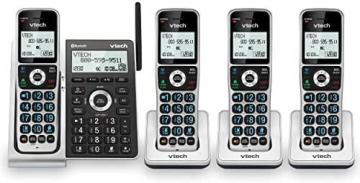 VTech VS306-4 DECT 6.0 4 Handsets Cordless Home Phone with Bluetooth