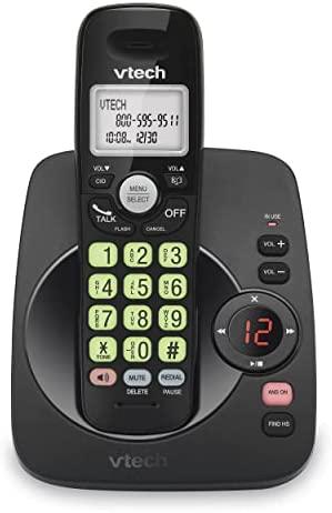 VTech VG104-11 DECT 6.0 Cordless Phone for Home with Answering Machine