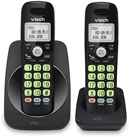 VTech VG101-21 DECT 6.0 2-Handset Cordless Phone for Home