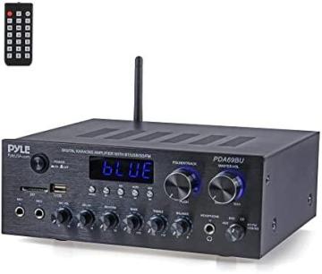 Pyle PDA69BU Bluetooth Home Audio Amplifier Receiver Stereo 300W