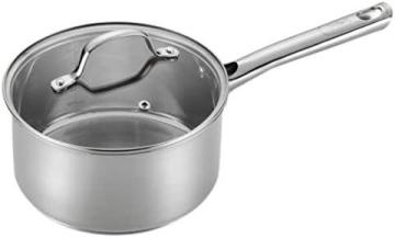 T-fal Performa Stainless Steel Dishwasher Safe Oven Safe Sauce Pan Cookware, 3-Quart, Silver