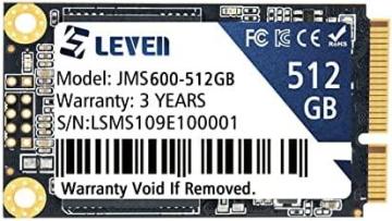 LEVEN JMS600 mSATA SSD 512GB 3D NAND SATA III 6 Gb/s, mSATA Internal Solid State Drive