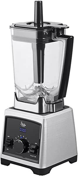 Monoprice Pro High Powered Blender With 6 Stainless Steel Blades, 2 Liter Capacity