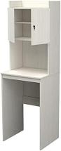 Inval Engineered Wood Mini Refrigerator/Microwave Storage Cabinet, Washed Oak