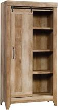 Sauder Adept Storage Cabinet, Craftsman Oak finish
