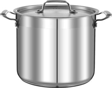 NutriChef NCSPT14Q Stainless Steel Cookware Stockpot - 14 Quart, Heavy Duty