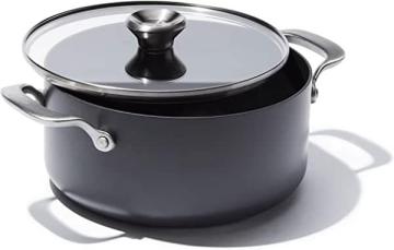 OXO Professional Hard Anodized PFAS-Free Nonstick, 5QT Stock Pot with Lid, Black