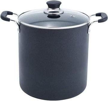 T-fal Specialty Nonstick Stockpot 12 Quart Cookware, Pots and Pans, Dishwasher Safe Black