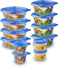 Ziploc Food Storage Meal Prep Containers Reusable, Variety Pack, 12 Count