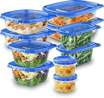 Ziploc Food Storage Meal Prep Containers Reusable, Leftover Pack, 10 Count