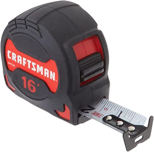 Craftsman Tape Measure, Easy Grip, 16-Foot
