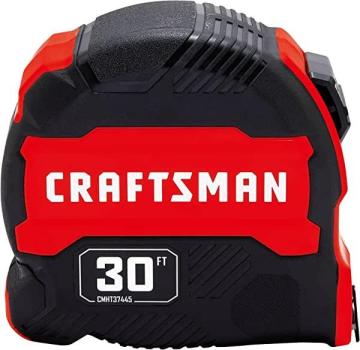 Craftsman Tape Measure, Compact Easy Grip, 30 FT