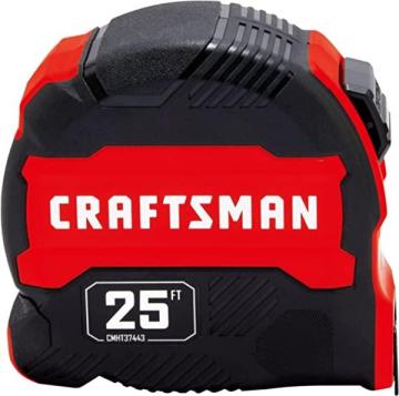 Craftsman Tape Measure, Compact Easy Grip, 25 FT