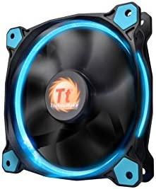 Thermaltake Riing 12 Series Blue High Static Pressure 120mm Circular LED Ring Case/Radiator Fan