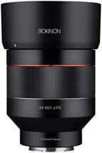 Rokinon 85mm F1.4 Auto Focus Weather Sealed Lens for Sony E-Mount