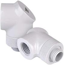 Thermaltake Pacific DIY LCS G1/4 90 Degree Adapter Fitting, White