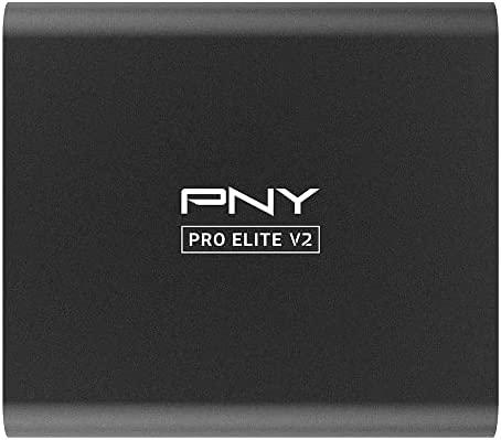 PNY Pro Elite V2 1TB USB 3.2 Gen 2x1 Type-C Portable Solid State Drive