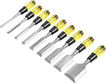 Buck Brothers 1201090 9 Piece Professional Wood Chisel Set