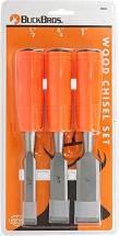 Buck Brothers 120203K 3-Piece Wood Chisel Set With Acetate Handles