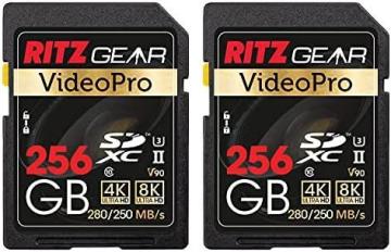 Ritz Gear 256GB High-Speed SDXC UHS-II SD Card