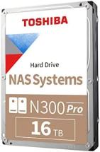 Toshiba N300 PRO 16TB Large-Sized Business NAS 3.5-Inch Internal Hard Drive