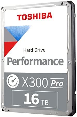 Toshiba X300 PRO 16TB High Workload Performance for Creative Professionals 3.5-Inch Internal HDD