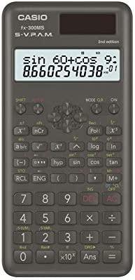 Casio FX-300MSPLUS2 Scientific 2nd Edition Calculator, with New Sleek Design, Black