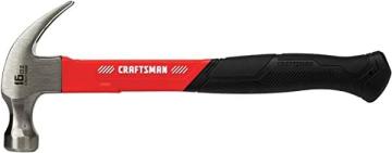 Craftsman CMHT51398 Hammer, Fiberglass, 16 oz, Red