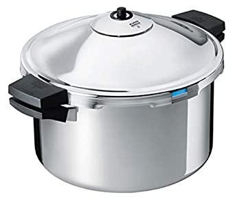 Kuhn Rikon Duromatic Hotel Stainless Steel Pressure Cooker with Side Grips, 12 Litre 28 cm