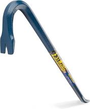 ESTWING Gooseneck Wrecking Bar - 3/4" x 24" Pry Bar with Angled Chisel End